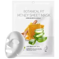 NO: hJ Skinmaman Botanical Fit Honey Sheet Mask Aloe Питательная, увлажняющая, успокаивающаямаска с мёдом и алоэ, 10ШТ