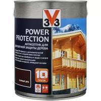 V33 антисептик антисептик Power Protection, 2.5 л, темный дуб