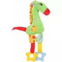 Игрушка для собак Zolux плюшевая, "Жираф", зеленая NEW (480078VER) 30*10 см