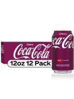 Газированный напиток Coca-Cola Cherry, США, 0.355 л, металлическая банка, 12 шт