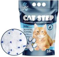 Наполнитель впитывающий силикагелевый CAT STEP Arctic Blue, 3,8 л