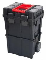 Ящик для инструментов на колесах PATROL HD Compact Logic 2-модульный 45х35х65 см