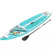 SUP-board (сап-доска) "Aqua Glider" 320x79x12см, (насос, весло, 2 киля, лиш, ремнабор, сумка, до 110кг) 65347