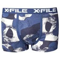 Трусы X-File Boxer CAMOUFLAGE, jeans (синий), 4-L