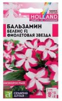 Семена цветов Бальзамин Беленс "Фиолетовая звезда", Сем. Алт, ц/п, 5 шт