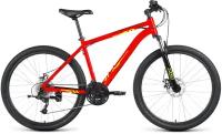 Велосипед FORWARD KATANA 27,5 D (27,5" 24 ск. рост. 18") 2023, ярко-красный/желтый, IB3F7Q164BRDXYE