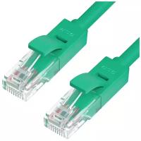 Сетевой кабель GCR Premium UTP 30AWG cat.6 RJ45 T568B 1.5m Green GCR-LNC625-1.5m