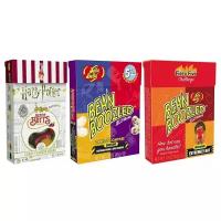 Конфеты Jelly Belly коробка Гарри Поттера Bertie Bott's 35 гр. + Ассорти Bean Boozled 45 гр. + Ассорти Bean Boozled Flaming Five 45 гр. (3 шт.)