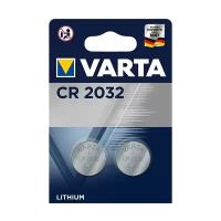 Батарейка CR2032 3В литиевая Varta в блистере 2шт