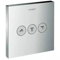 Переключатель потоков для душа hansgrohe ShowerSelect на 3 потребителя 15764000, хром