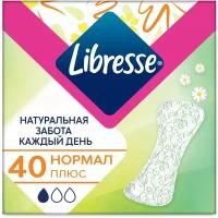 Libresse прокладки ежедневные Natural Care Normal, 1 капля, 40 шт