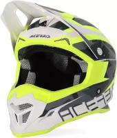 Мотошлем кроссовый взрослый Acerbis PROFILE 4 Fluo-Yellow/White, S