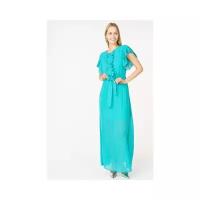 Платье La Vida Rica D71026 женское Цвет Зеленый Однотонный р-р 44