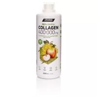 Препарат для укрепления суставов и связок жидкий коллаген концентрат "Atlecs Collagen Concentrate 400 000 mg, 1000 ml, apple grape" (1000 мл, вкус "яблоко-виноград")