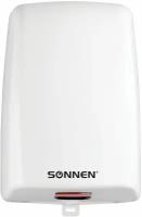 Сушилка для рук SONNEN HD-FL-2009, 1200Вт, пластиковый корпус, белая, 607959