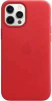 Чехол кожаный Apple iPhone 12 Pro Max Leather Case MagSafe Scarlet (Красный) MHKJ3ZE/A