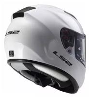 Шлем LS2 FF397 FT2 VECTOR SINGLE MONO (XL, Gloss White)