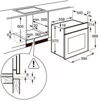 Духовой шкаф Электрический Zanussi OPZA4210X серебристый