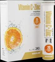 Maxler Vitamin C + Zinc 3 тубы по 20 шип.табл (Maxler) Апельсин