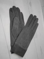 Перчатки трикотажные женские тёплый т. серый