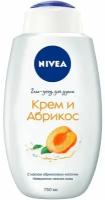 Гель-уход Nivea для душа Крем абрикос, 750мл