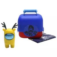 Игрушка в чемодане Фигурка амонг ас 6 см (синий чемодан)