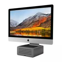 Подставка Twelve South HiRise Pro для iMac и Apple Display, а также для других мониторов. Материал сталь. Цвет черный/серебристый