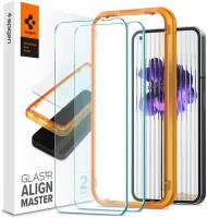 Защитное стекло SPIGEN для Nothing Phone (1) AlignMaster GLAS.tR Прозрачный - 2 шт - AGL05447