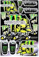 Мотонаклейки мото стикеры наклейки Monster Energy Когти 30х45 см на мотоцикл скутер мопед квадроцикл для мотоциклиста