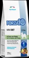 Forza 10 Корм для собак мини пород гипоаллергенный Mini Diet Cervo con Patate с олениной и картофелем 1,5кг