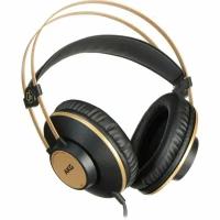 Наушники AKG K 92 EU, mini jack 3.5 mm, черный/золотой