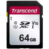 Карта памяти Transcend TS64GSDC300S Class 10 64 Gb