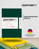 Блокнот Leuchtturm1917 Natural Colors A5 (14.5x21см.) 80г/м2 - 123стр. в точку, мягкая обложка, цвет: зеленый лес