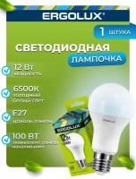 Светодиодная лампа Ergolux LED-A60-12W-E27-6K