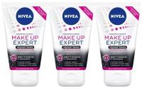 NIVEA пенка чёрная для умывания 3в1 для нормальной кожи Make Up Expert