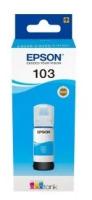 Epson Расходные материалы C13T00V298 Контейнер 003 с голубыми чернилами для L3210, L3216, L3256, 65 мл