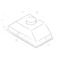 ELICA Вытяжка в подвесной шкаф ELICA ERA C WH/A/72