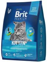 Brit Premium Cat Kitten для котят, беременных и кормящих кошек Курица, 400 г