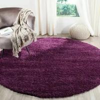 Ковер овальный Витебские ковры Шегги (Shaggy) Sh54 Фиолетовый 2 х 3 м