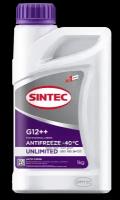 Антифриз Готовый Лобридный Фиолетовый Unlimited G12++ 1Кг SINTEC арт. 990565