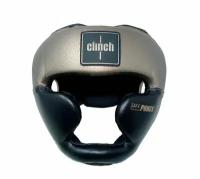 C148 Шлем боксерский Clinch Punch 2.0 Full Face черно-бронзовый (S)