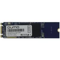 Внутренний SSD-накопитель Qumo Novation 240GB, M.2 2280, SATA-III, 3D TLC, Черный Q3DT-240GAEN-M2 OEM