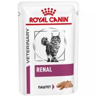 Влажный корм для кошек Royal Canin Renal, при проблемах с почками 12 шт. х 85 г (паштет)