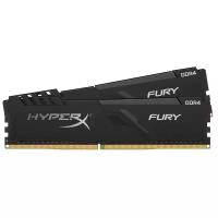 Оперативная память Kingston HyperX FURY Black 32 ГБ (hx426c16fb3k2/32)