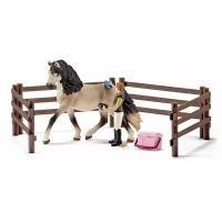 Игровой набор Schleich Элементы изгороди для лошадей и пастбища 42270