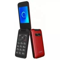 Мобильный телефон Alcatel 3025X красный 1Sim 2.8 240x320(3025X-2DALRU1)