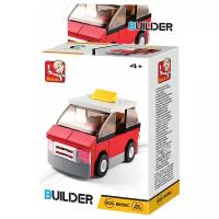 Конструктор пластиковый детский для мальчиков "Машинка" SLUBAN M38-B0598C "BUILDER" (55 деталей)