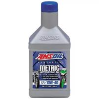 Синтетическое моторное масло AMSOIL Synthetic Metric Motorcycle Oil 10W-40, 0.946 л