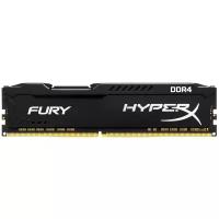 Оперативная память HyperX FURY Black DDR4 16Gb 2666 Мгц 1x16 ГБ DIMM c Радиатором охлаждения