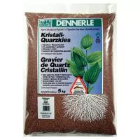 Грунт для аквариума Dennerle Crystal Quartz Gravel светло-коричневый 1 – 2 мм 5 кг (1 шт)